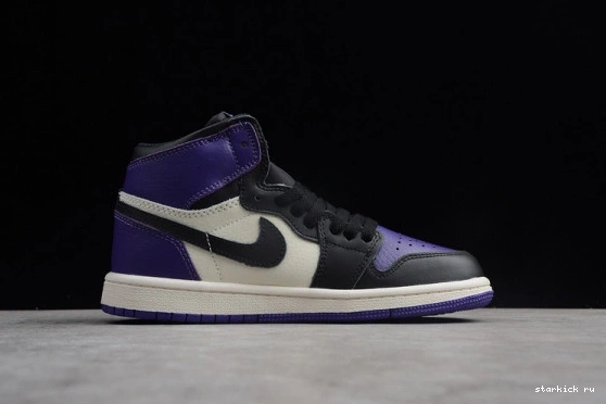 High 1 Jordan Retro Purple' OG  555088-501 555088-501 Kid Kids Air 'Court 0511